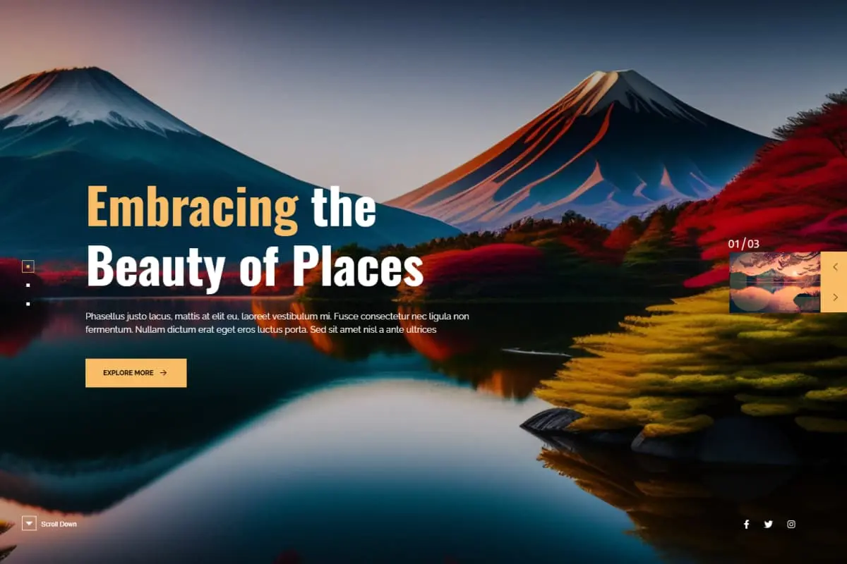 Blog Skin Coral- Content Card Layout