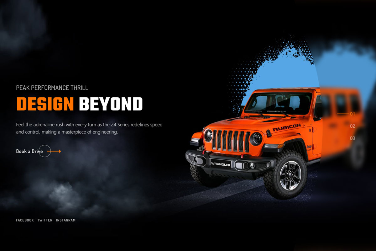 Dragon – Automotive Showcase Slider